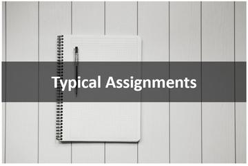 Typical Assignments